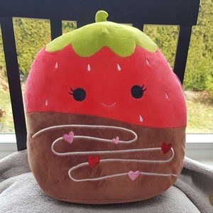 NWT SCARLET 12” Squishmallow Chocolate Strawberry
